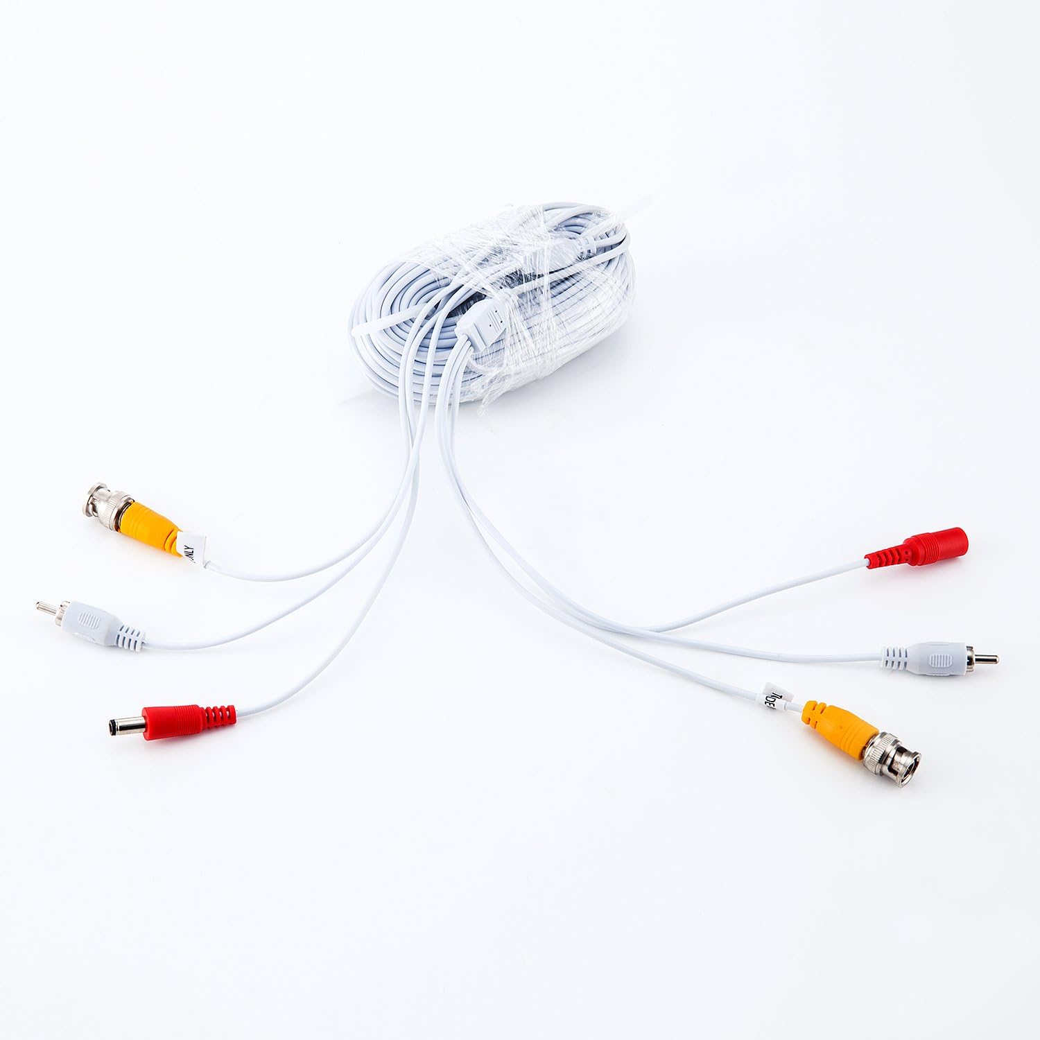 New Hosecurity 60ft PreMade AllinOne Siamese coaxial BNC