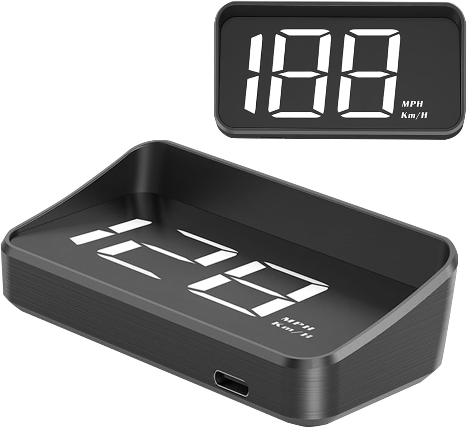 Smart GPS Speedometer - Car Display, Windshield HUD Speed Projector | Digital Driving Meter For Car Truck Motorcycle, Dashboard Display For Speed Monitoring, Vehicle Travel Accessory And Others