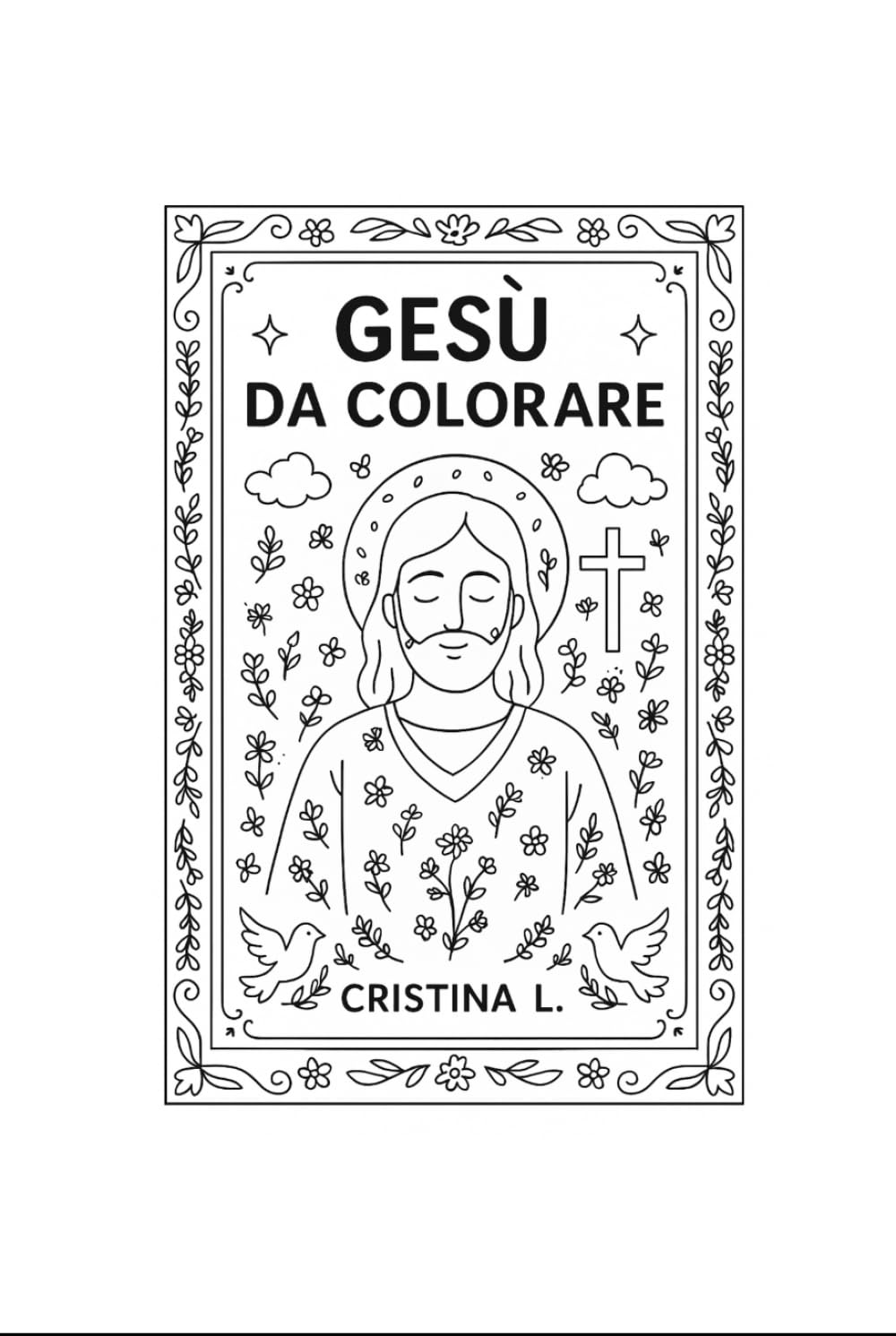 Gesù da colorare