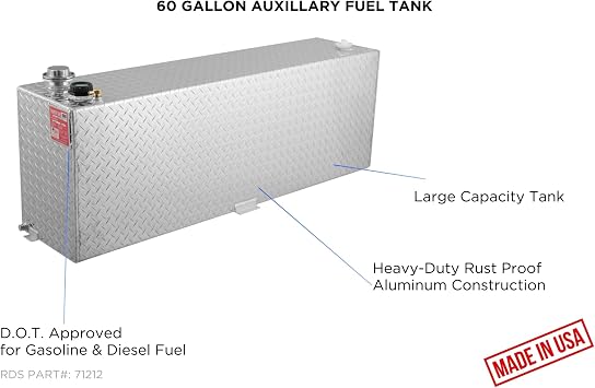 RDS MFG INC Fuel Tank - 60-Gallon