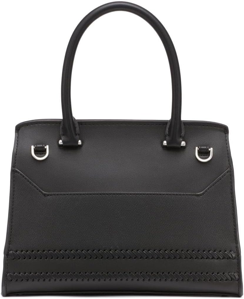 Calvin Klein womens Becky Top Handle Mini Bag Crossbody | 2 in 1, Vegan Leather, 2 Pockets - Image 3