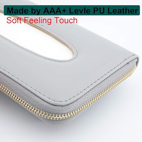 Miniatura 10 de Cartisen Soporte para pañuelos de automóvil, soporte para pañuelos para visera de automóvil, soporte de servilleta para visera de automóvil, soporte