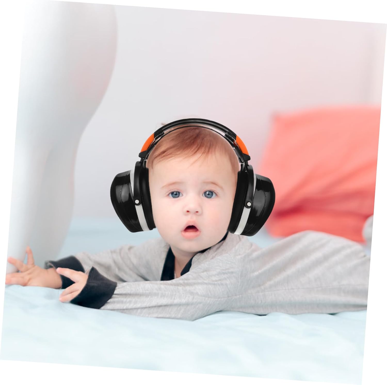 Baby Ear Muffs for Noise Protection Infant Soundproof Headphones Adjustable Headband Noise Cancelling and Learning Comfortable Ear Protection for Newborns