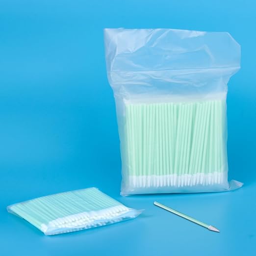 Hisopos de espuma para limpieza de fibra óptica 1.25mm 200 pcs miniatura 5