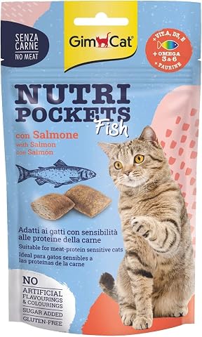 GimCat Kedi Ödül Tableti Np Fish With Salmon 60 gr