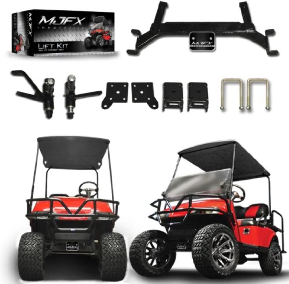 MadJax 5 Inch Drop Axle Golf Cart Lift Kit for EZGO TXT Golf Carts | Compatible with 2001.5-Up Models