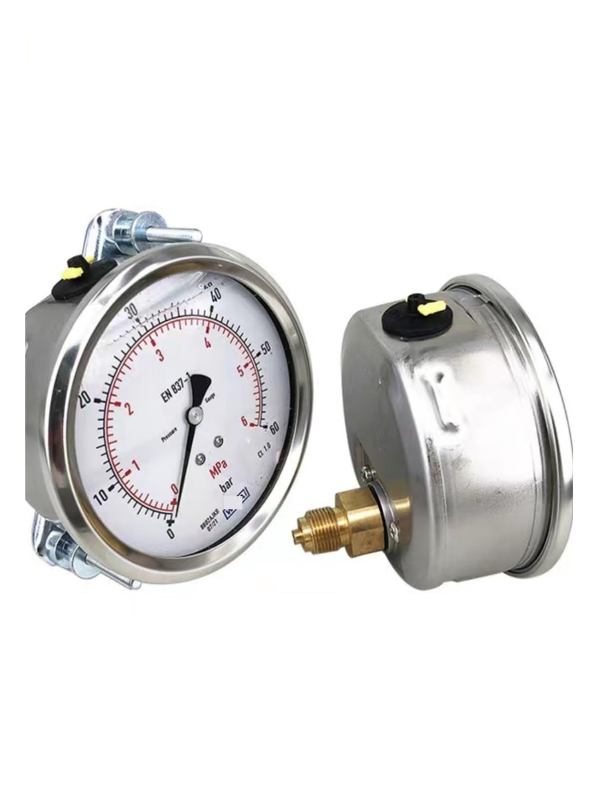 Manómetros de acero inoxidable for la industria hidráulica, compresores, marina y otras industrias.(0...140bar/0...14Mpa)