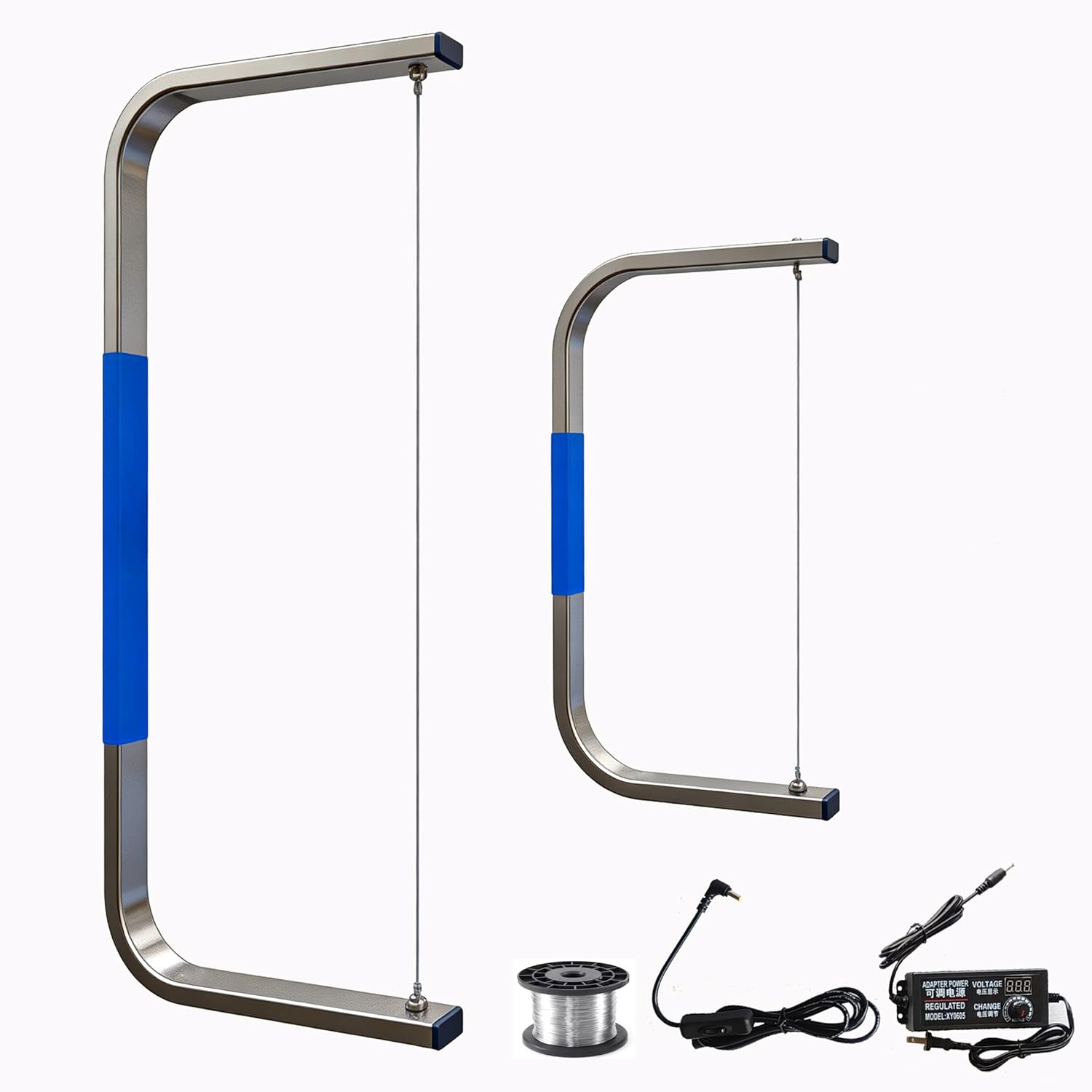 Hot Wire Foam Cutter,32 Inch And 16Inch Width(2Pcs), with 65ft Hot Wire & Voltage-Adjustable Power Adapter, Stainless Steel Frame, for Styrofoam/EIFS/XPS/EPS, Hand Tool Foam Art Cutting Machine​