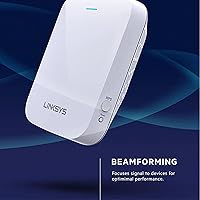 Vista 7 de Linksys WiFi Extender, WiFi 6 Range Booster, Dual-Band Booster, Internet Repeater, 2,000 Sq. ft Coverage, Speeds up to (AX1800) 1.8Gbps - RE7310