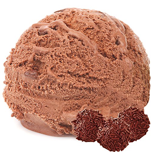 Trüffel Geschmack Eispulver VEGAN - OHNE ZUCKER - LAKTOSEFREI - GLUTENFREI - FETTARM, auch für Diabetiker Milcheis Softeispulver Speiseeispulver Gino Gelati (Trüffel, 1kg)