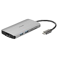 D-Link DUB-M810 Hub USB di Tipo C 8 in 1, con HDMI 4K e 1080 p