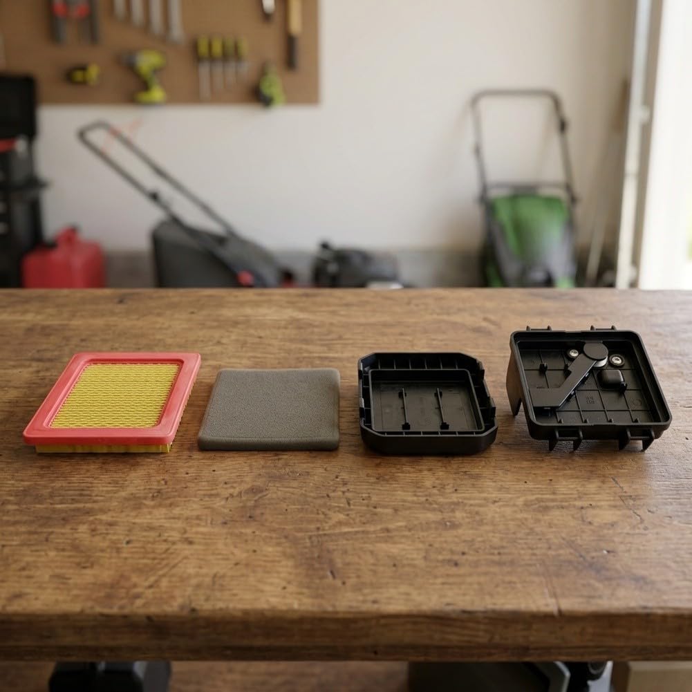 Kit Carcasa para filtro Aire para fácil Instalación Motor para al-ko