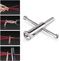 Vista 4 de Herramienta de pelado y torsión de cables, taladro eléctrico 2 en 1 y pelacables manual y pelacables manual, herramienta de corte de alambre