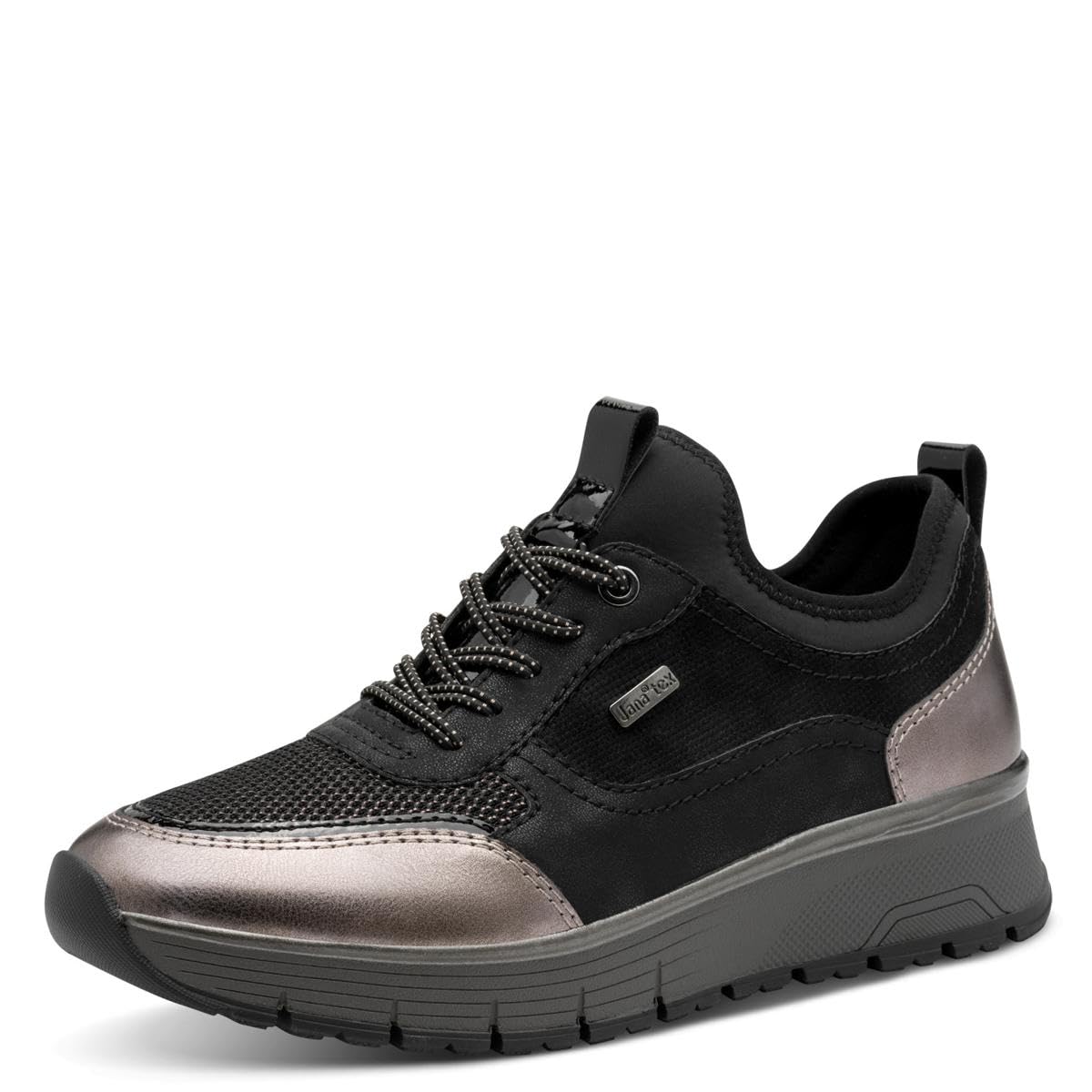 Jana Damen Sneaker flach Sportlich Vegan