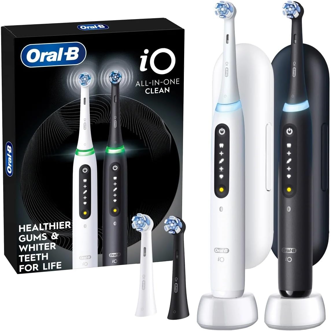 Oral-B iO All-in-One Clean Rechargeable Toothbrush, 2 Pack