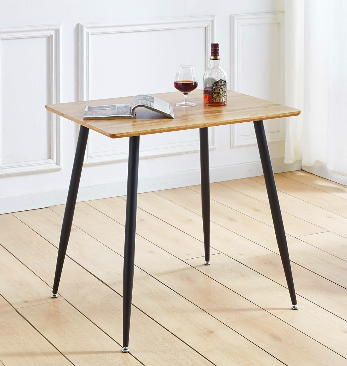 Hallowood Furniture Cullompton Small Rectangular Dining Table, Wooden ...