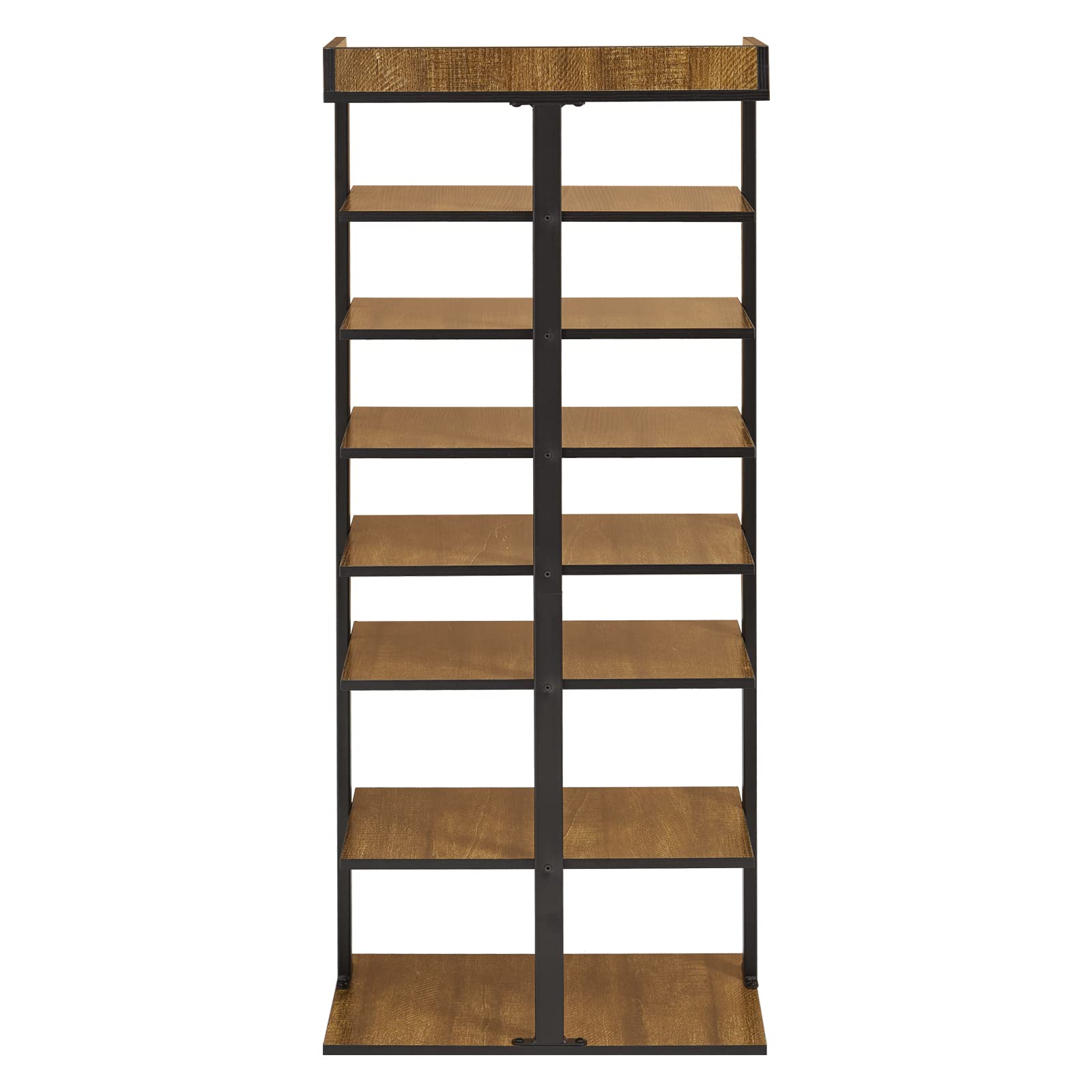 Scarpiera MOBILE MULTIUSO 7 RIPIANI 1 Anta Doppia Profondità L 50 X H 183 X P 30 Cm 16 Paia Bianco E Beige 89491320