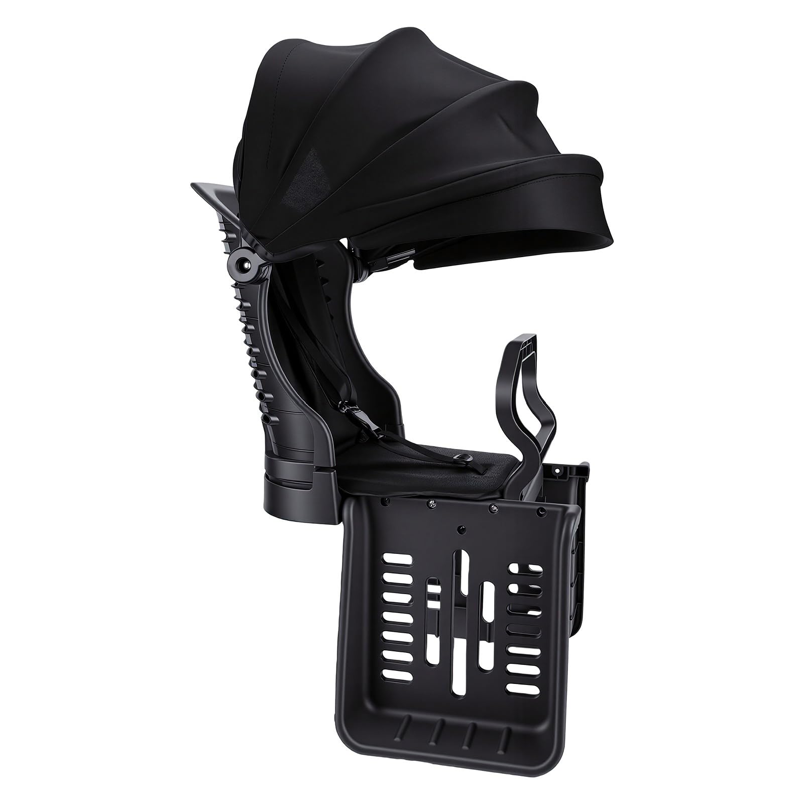 Rear Bike Seat with Sunshade, Safety Harness