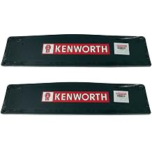 Kenworth Trucks 6" x 24" MF0002K-FG Semi Truck Rubber Mud Flaps-Set of 2 Black