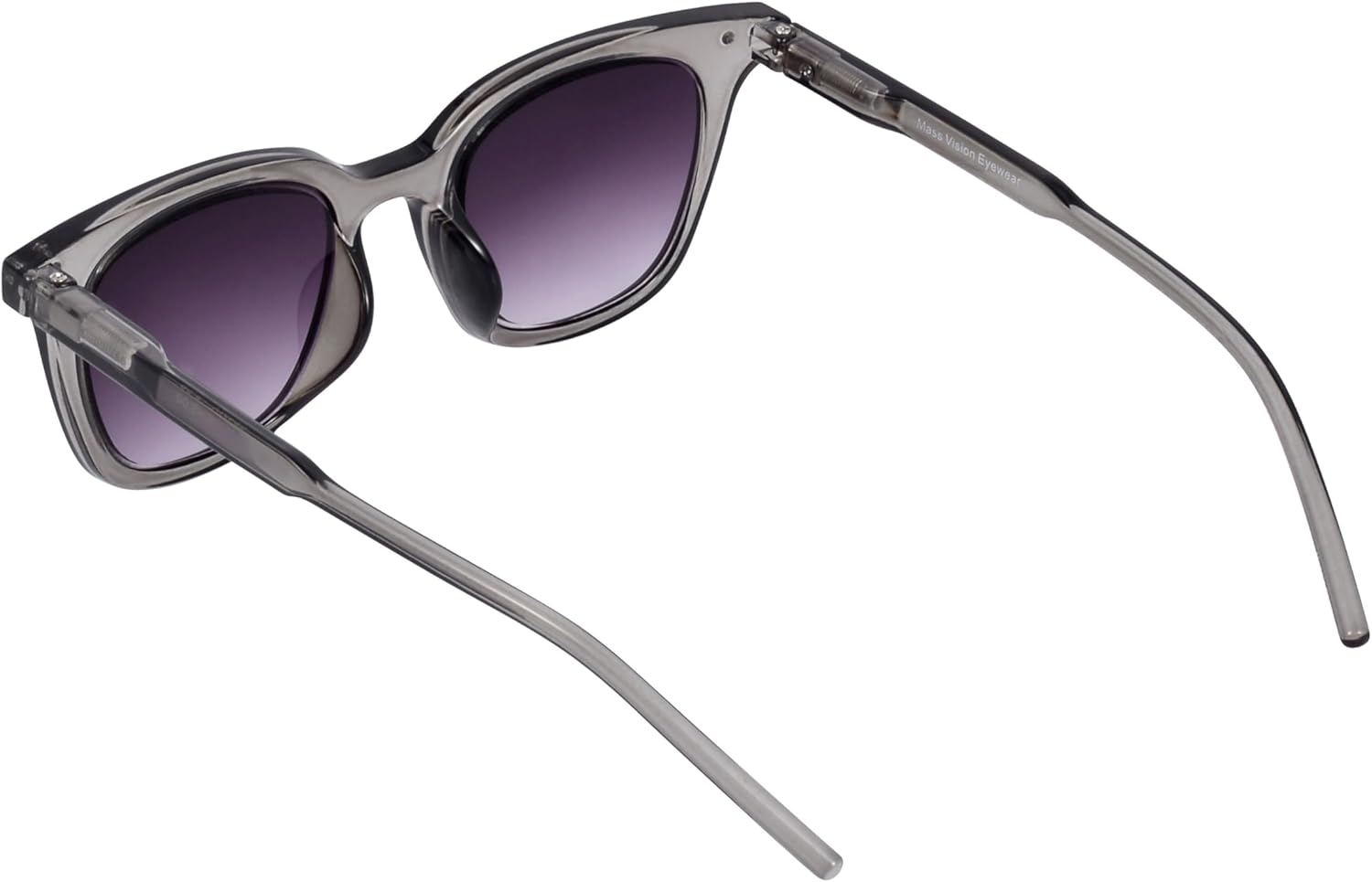 Mass Vision 'The Modish' Womens Fashion Reading Sunglasses – Full Lens Reader, UV Protection, Stylish & Comfortable (3 Pack) (Crystal Slate, 2.5, x)