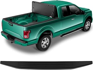 cciyu Tailgate Cap Molding FO1904136 Compatible With 2015-2020 for Ford for F-150 Without Flex Step Top Rear Tailgate Moulding Trim,Matte Black