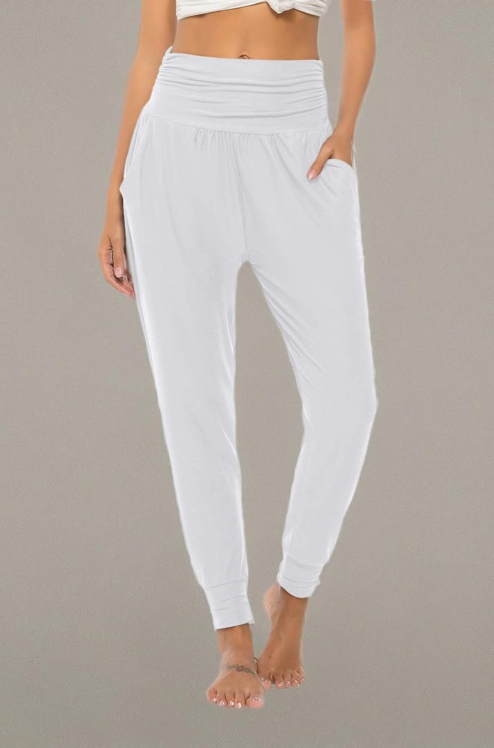 DIBAOLONG Womens Yoga Sweatpants Loose Workout Joggers Pants Comfy Lounge Pants with Pockets - Image 6