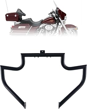 Kinglemc Crash Bar Engine Guard Highway Bar for Harley TouringBlack