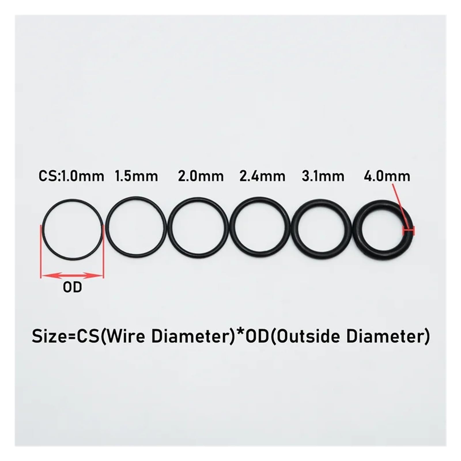 1 Zestaw O-ring Z Gumy Nitrylowej Podkładka Uszczelniająca Do Uszczelki Hydraulicznej Kran Klimatyzacyjny(2840pcs O-ring)