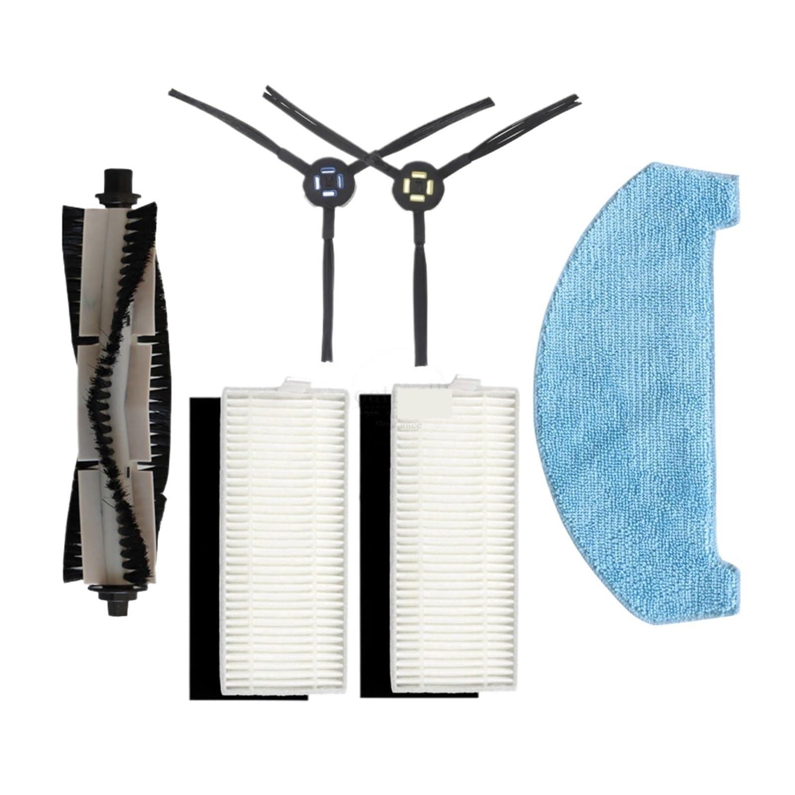 XYMURVVD Robot Vacuum Cleaner Spare Parts Replacement Consumables Main Brush Filter Mop Cloth, Compatible For ILIFE,T20S(QLv)