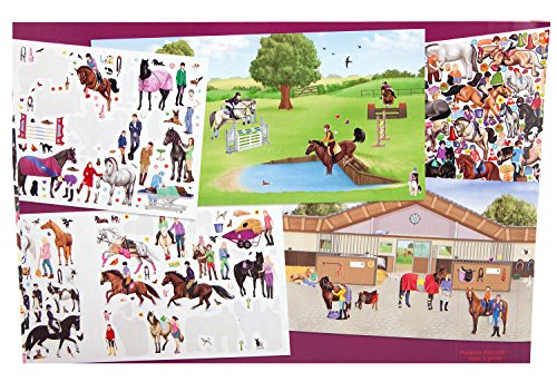 Trend 5689 - Create your Happy Horses - Malbuch mit Stickern – Bild 2