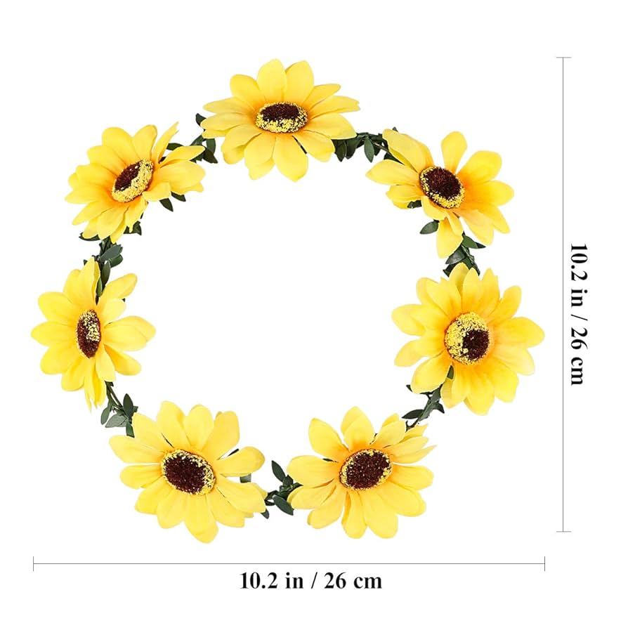 黄色系 ハイビスカス ひまわり 花かんむり ブートニア セット 0_12bcac6078c3637ab1aff39bb5f2