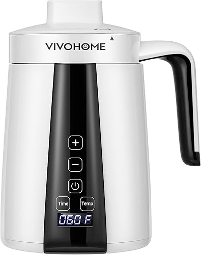 Miniatura 1 de VIVOHOME Máquina portátil para hacer mantequilla a base de hierbas con pantalla LED, extractor botánico, máquina de descarboxilación de infusión de