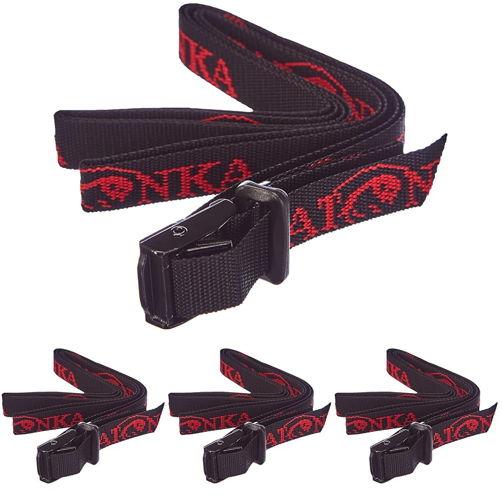 Tatonka Riemen ST-18mm (0,75m / 1m / 1,5m / 3m) - Spanngurt mit Metallschließe und verschiedenen Längen - 1,8 cm breit - Zur Volumenregulierung des Reisegepäcks oder zum Befestigen von Ausrüstung