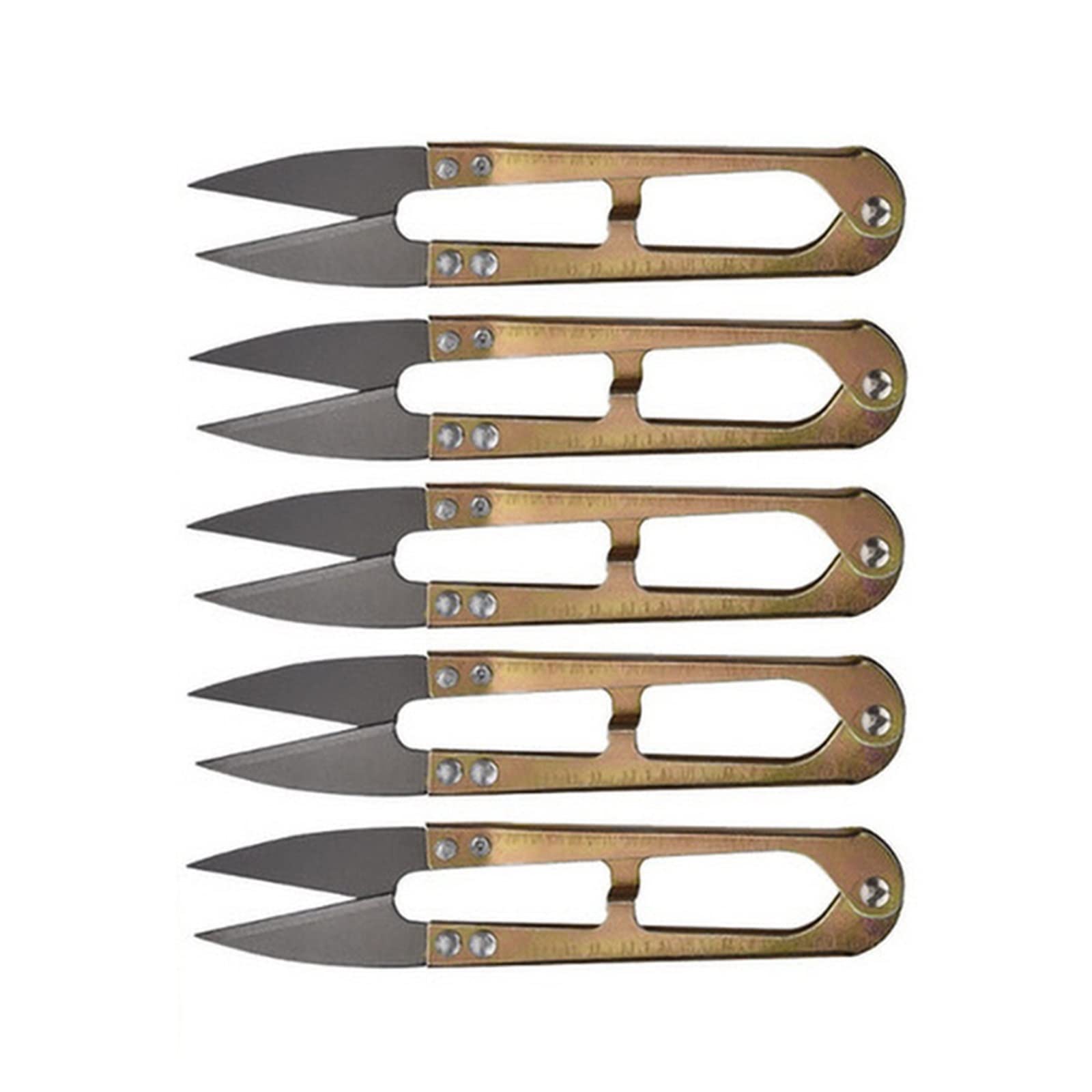 Tijeras de Acero Inoxidable, Mini Tijeras de Sastre, cortapelos pequeños, alicates de Corte, Herramientas de Bordado, Accesorios Multiusos, 2 Piezas/5 Piezas
