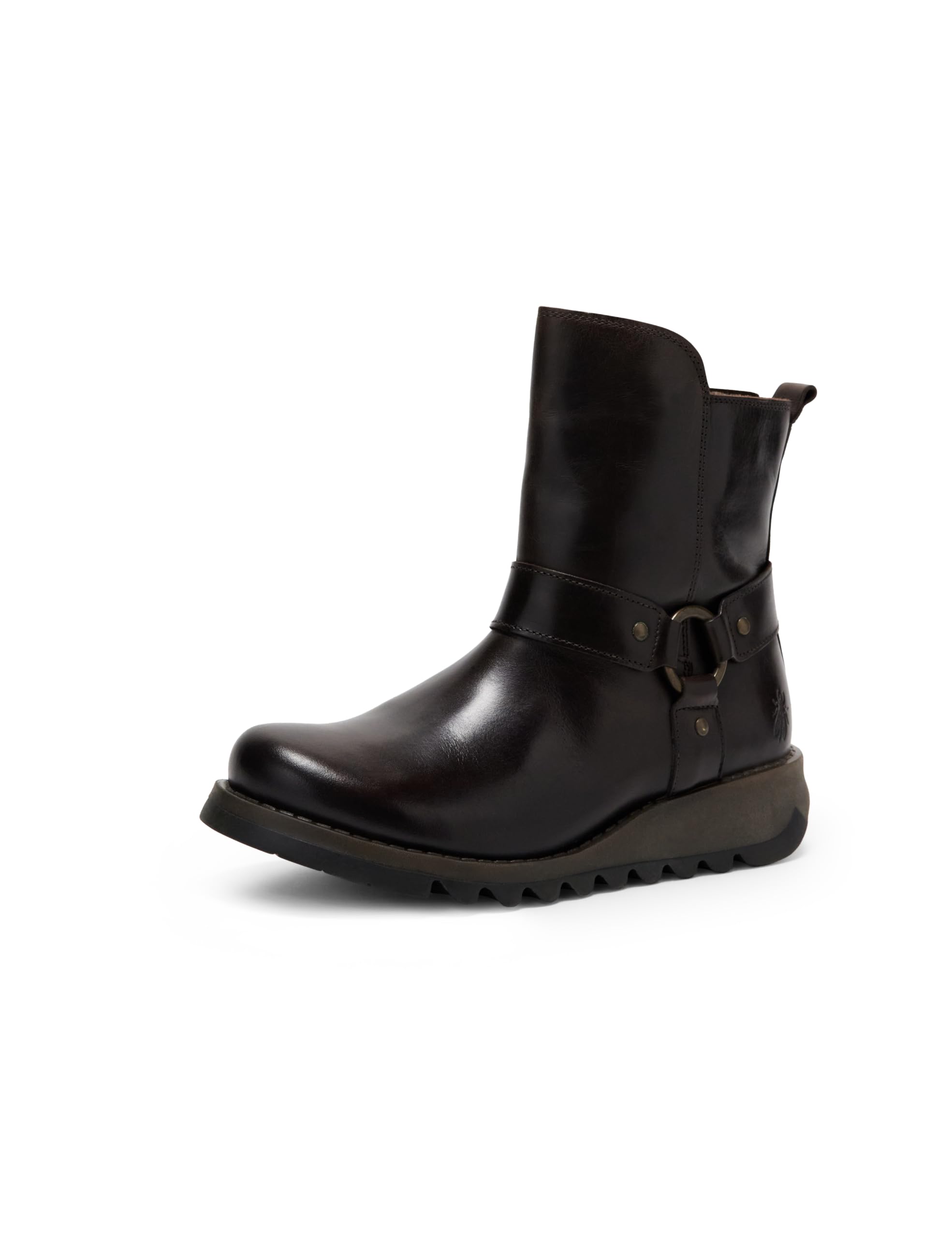 Fly London Soch Sminx Brown leather Womens ankle boots P145136-003 in a Plain Leather in Size 39