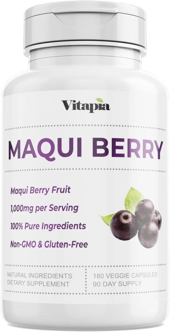 Amazon.com: Vitapia Maqui Berry 1000mg - Maqui Berry Powder Supplement