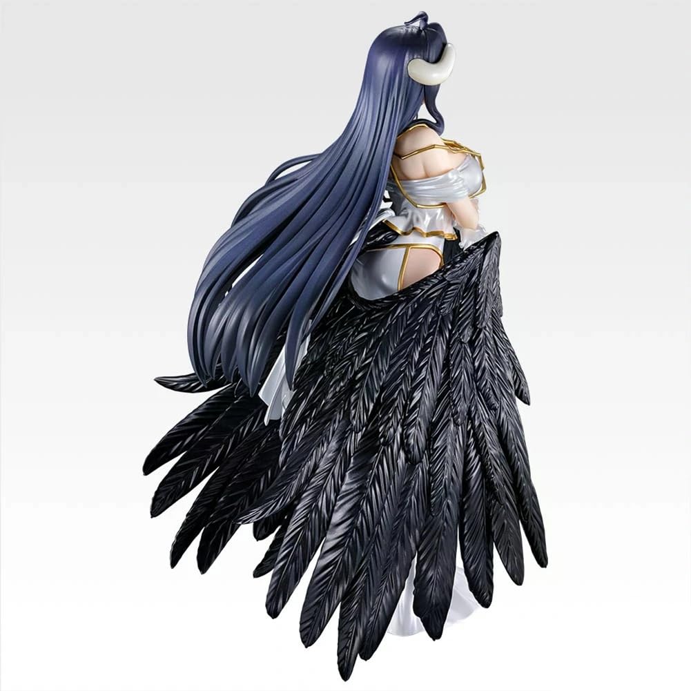 Zhongkaihua Albedo Figur 22 cm weißes Kleid schwarze Flügel Sneer Face