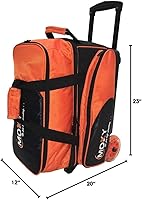 Vista 2 de Moxy Bowling Products Blade Premium - Bolsa de bolos con doble rodillo, color naranja y negro