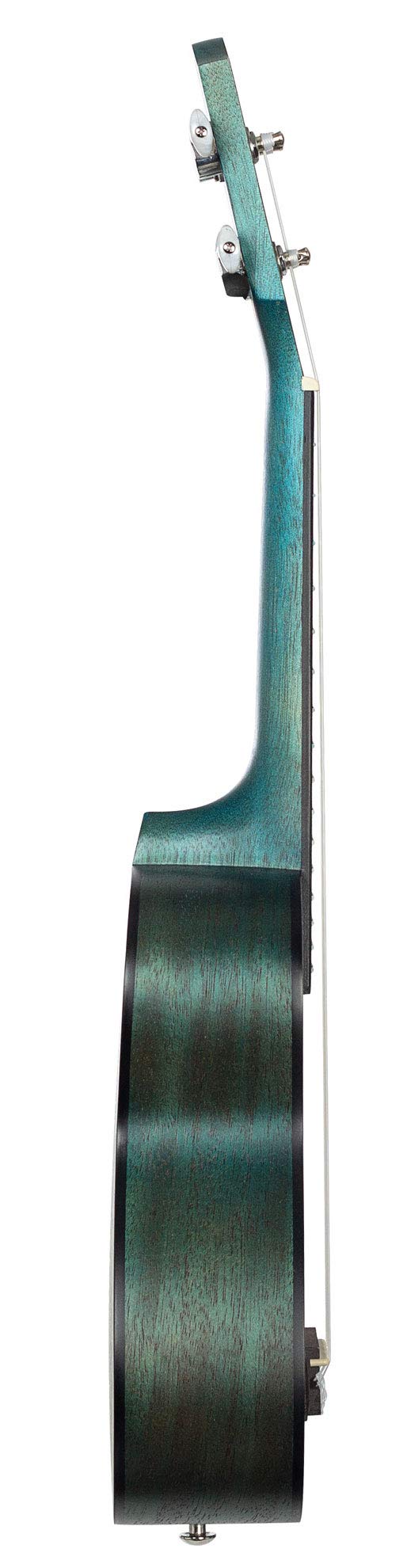 Cascha Ukelele soprano, aguamarina, caoba, kit de iniciación, 3 púas de colores, funda, ukelele soprano, ukelele prémium caoba aguamarina, guitarra hawaiana pequeña para principiantes y avanzados