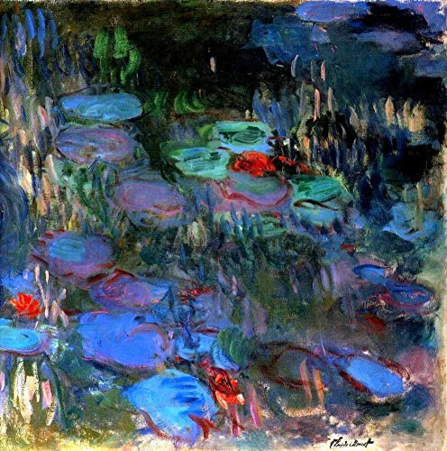 Fleurs impressionnistes de Monet à l'huile pour remplacer vos murs blancs vides
