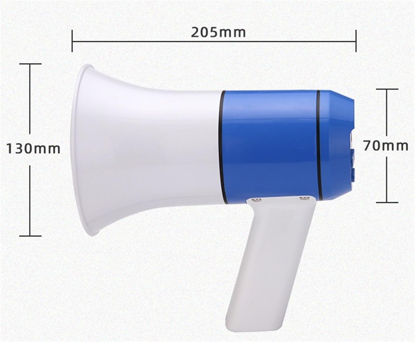 Megáfono Megáfono De Mano Amplificador De Voz Micrófono Portátil Megáfono Bocina De Aire Fuerte Bocina De Toro Megafono Altavoz