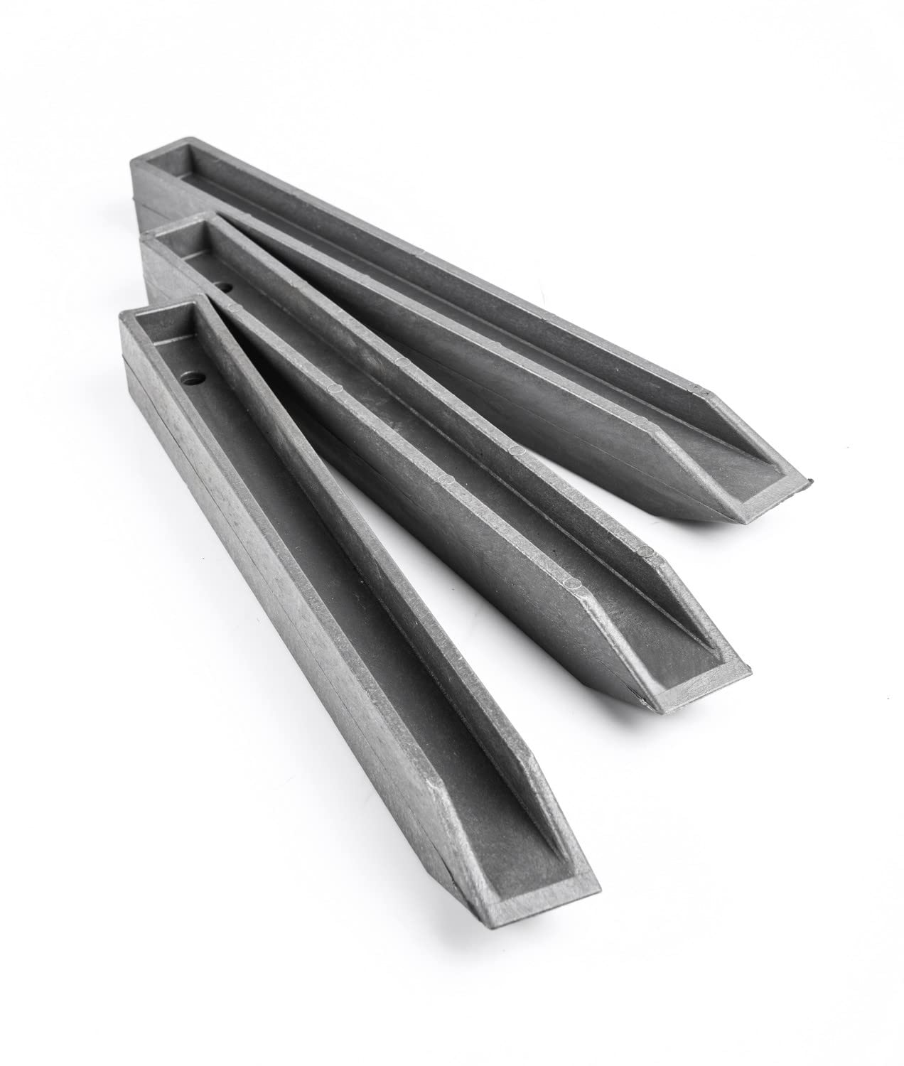 Piquets à planter Ecolat lot de 10 piquets gris H38cm fixation bordure de jardin potager