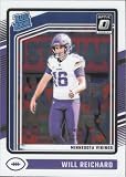 2024 DONRUSS OPTIC #297 WILL REICHARD RC MINNESOTA VIKINGS FOOTBALL OFFICIAL TRADING CARD OF NFL