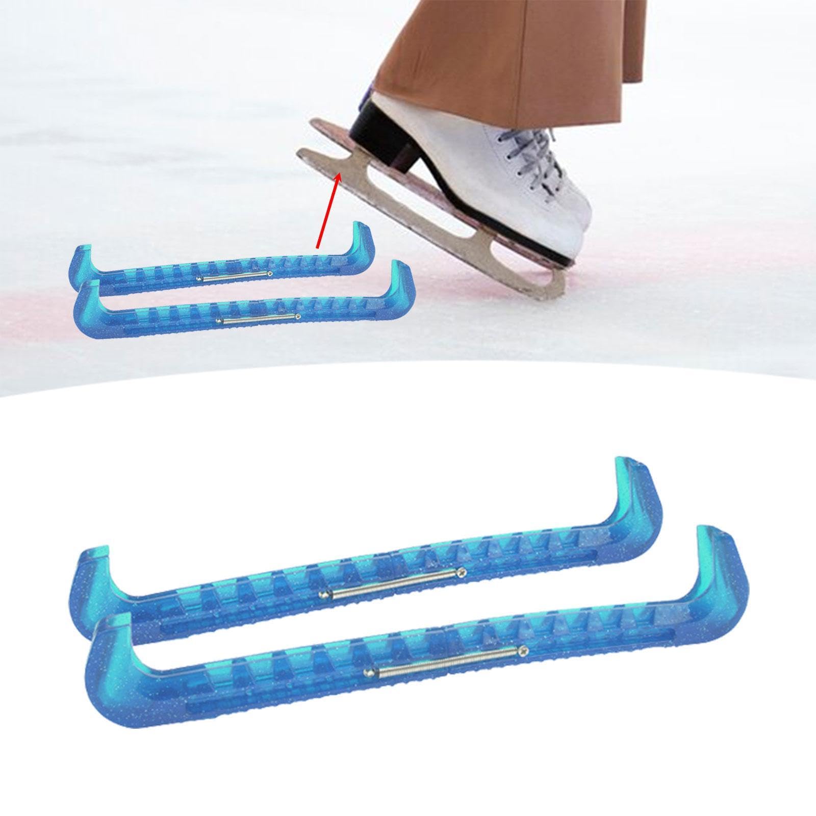 2 Stück Eisschuhkufen Schutzüberzüge Schlittschuhe Kufen Hockey Schutz Multifunktion Langlebiges Und Kältebeständiges Weich-pp Material für