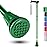 REHAND Walking Cane - Foldable, Adjustable, Collapsible Walking Canes for Men & Women, Heavy Duty All Terrain Tip, with Travel Bag | Walking Sticks for Seniors & Adults (Green)
