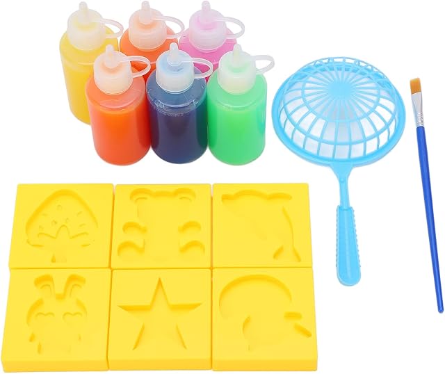Pasamer Water Elf Toy Set, Calcium Carbonate and Sodium Alginate Water Elf Sensory Toys, Leakage Proof Pointed Mouth Design Craft Kits for Kids, for Children's Education, Drawing Training