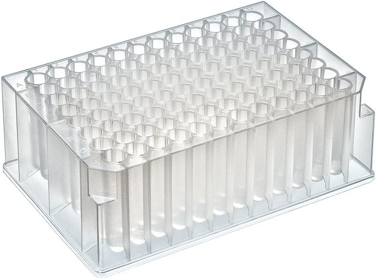 Stellar Scientific - 96-Well 2 mL Deep Well Plate, Round Bottom, 5/PK