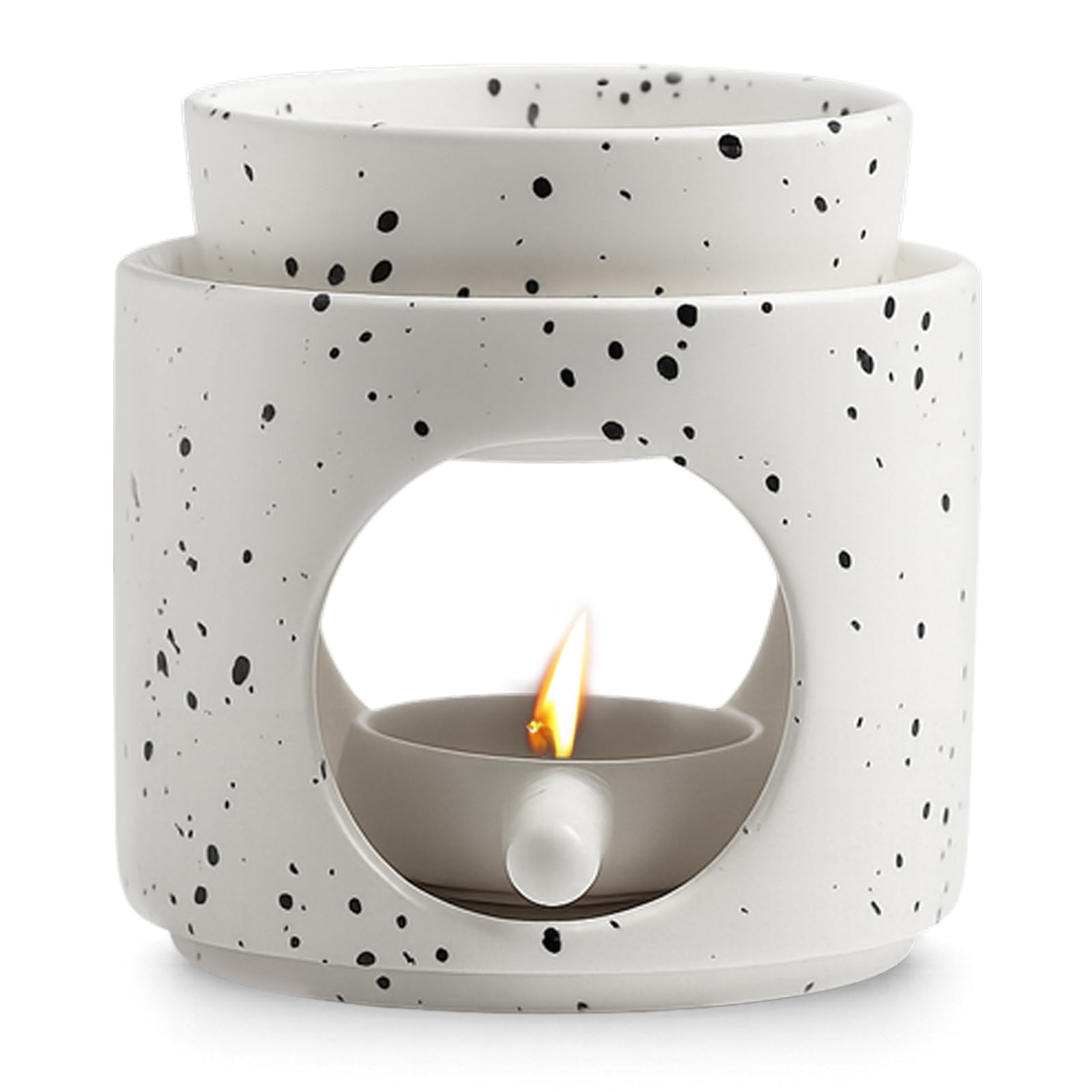 Lampa zapachowa typu tealight, ceramiczna lampa zapachowa z uchwytem na podgrzewacze, lampa zapachowa do olejków eterycznych, lampa zapachowa z łyżeczką do świec, kadzidełka, lampa