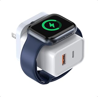 20W for Apple Watch Charger, Multiport PD Fast Charger Block Brick Cube, USB C Wall Power Adapter for iPhone 11/12/13/14/15/Pro Max, XS/XR/X, Ipad Pro, AirPods Pro, Samsung Galaxy and More（White）