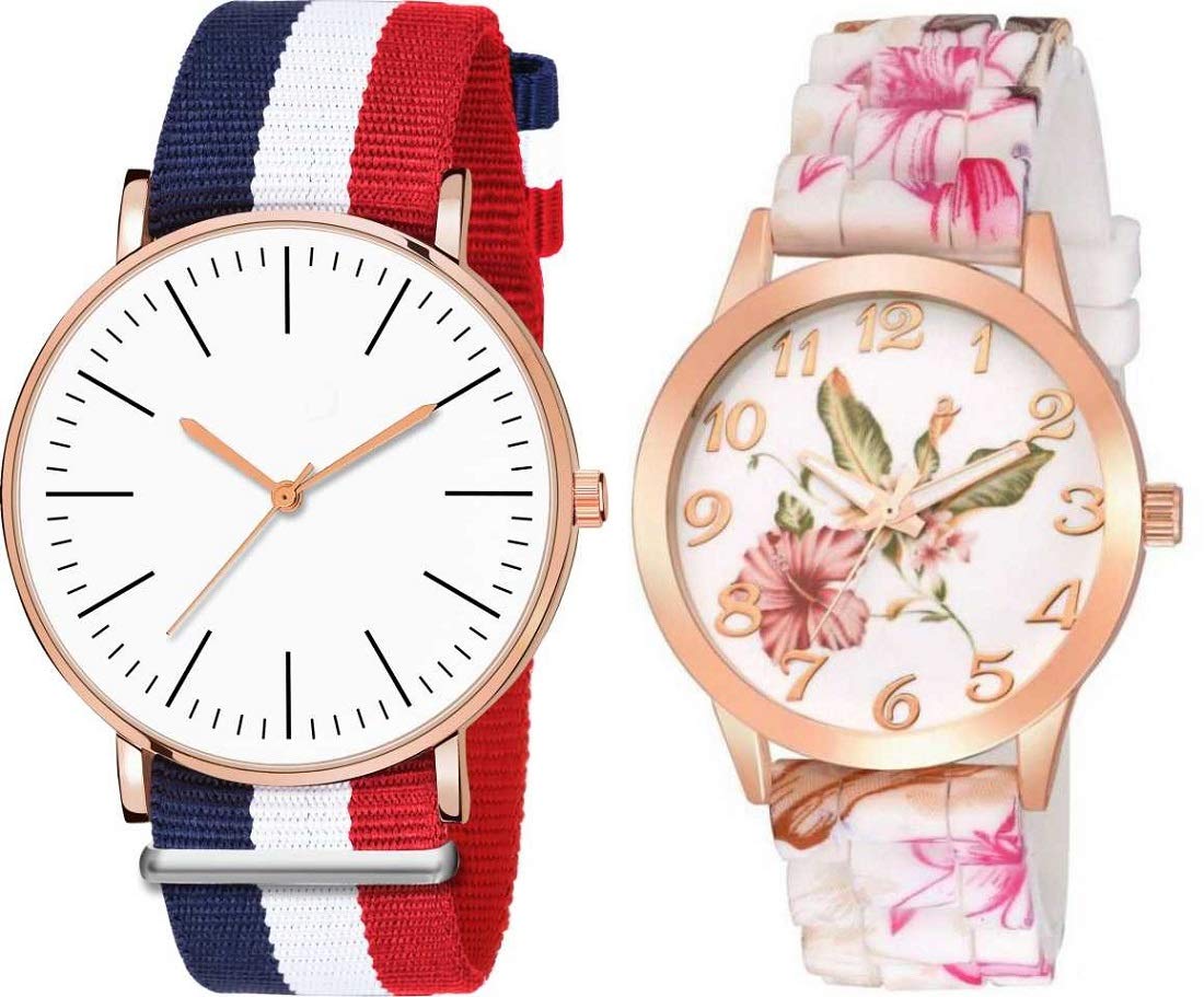 See full amazon price history chart for ZUPERIA Combo of Pink Flower Printed Watch with England Strap Watch ZUPERIA Combo of Pink Flower Printed Watch with England Strap Watch (B08DKPSKX5) Amazon Price History, Amazon Price Tracker